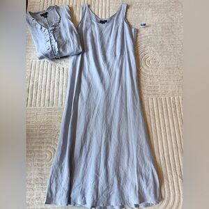 NWT Linen Tank Dress and Blouse